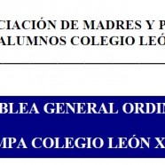 Asamblea General Ordinaria. Convocatoria