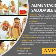 ALIMENTACIÓN SALUDABLE EN FAMILIA. 23 de enero de 2020